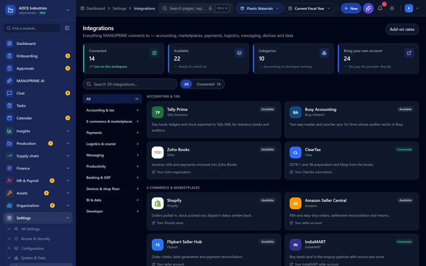 Integrations Hub connectors