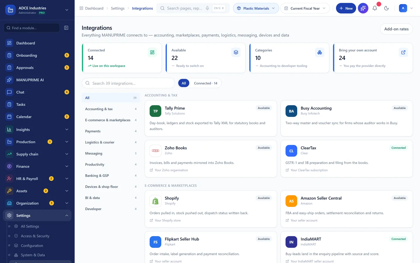 Integrations Hub connectors